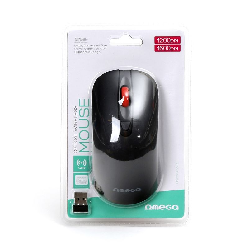 Omega OM-0520 Wireless mouse Black