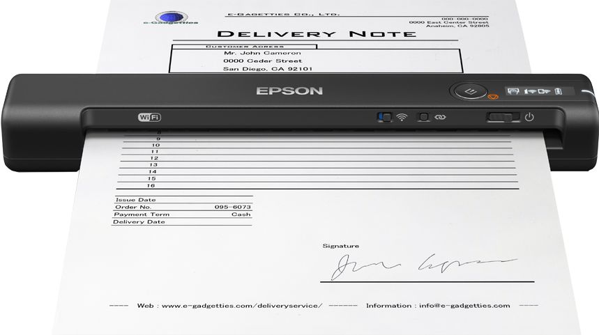 Epson WorkForce ES-60W Lapáthúzós Szkenner Black