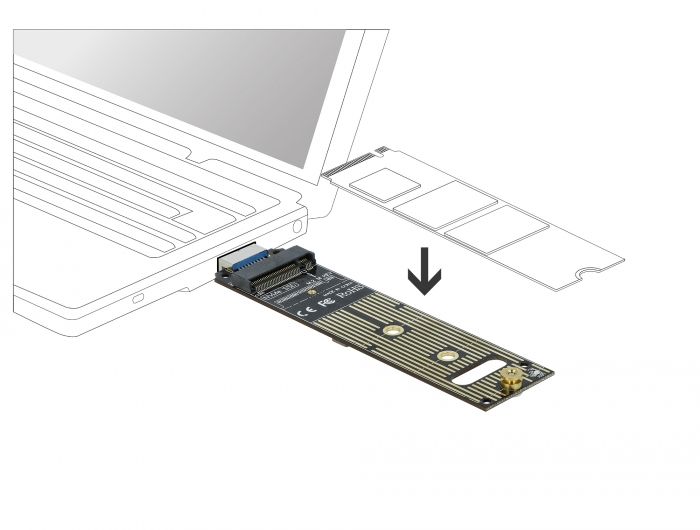 DeLock Converter for M.2 NVMe PCIe SSD with USB 3.1 Gen 2