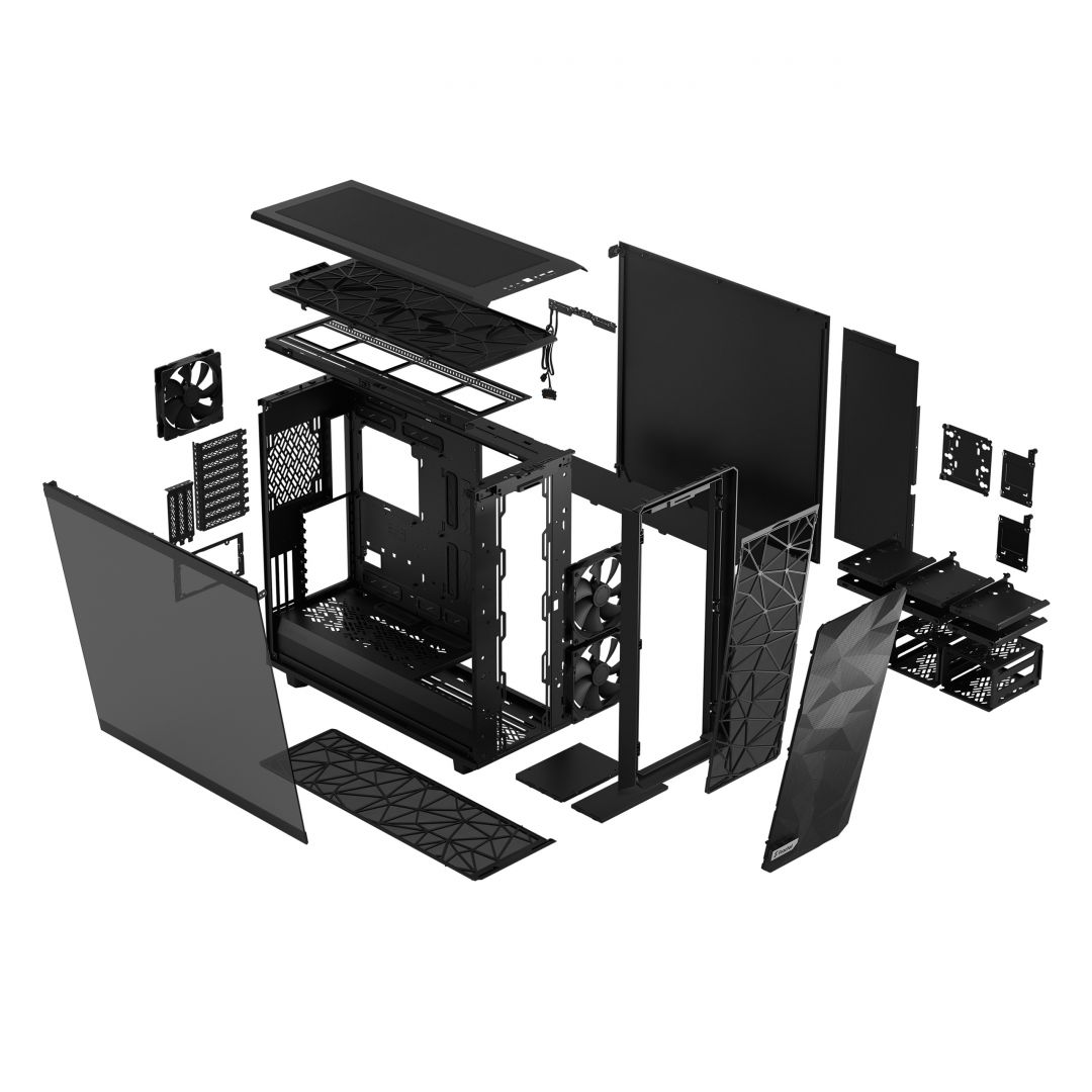 Fractal Meshify 2 XL Light Tempered Glass Black