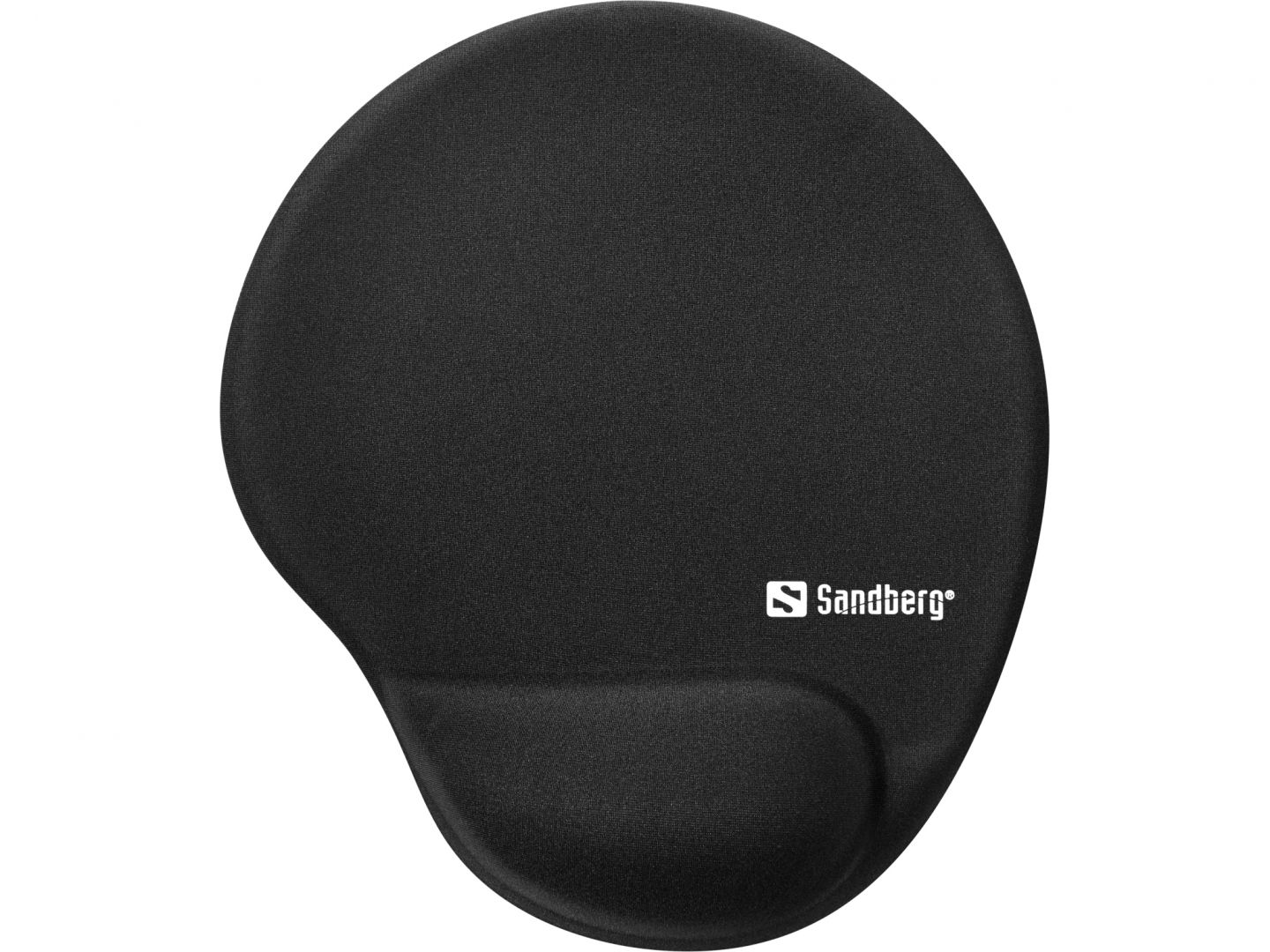 Sandberg Gel Mousepad with Wrist Rest Black
