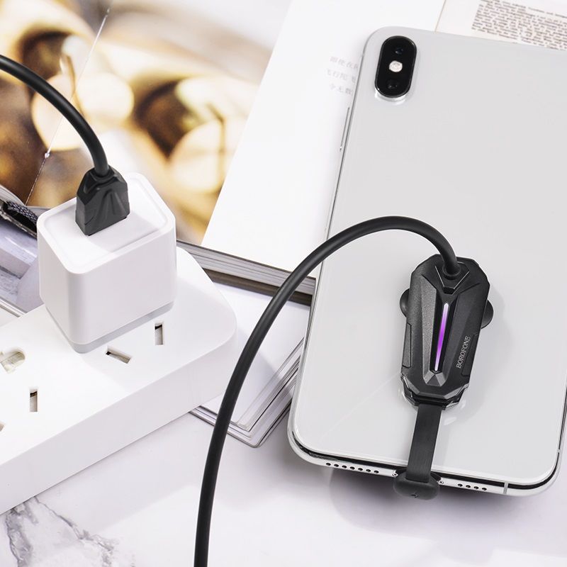 BOROFONE BU9 Unreal Gaming Cable USB to Lightning 1,2m Black