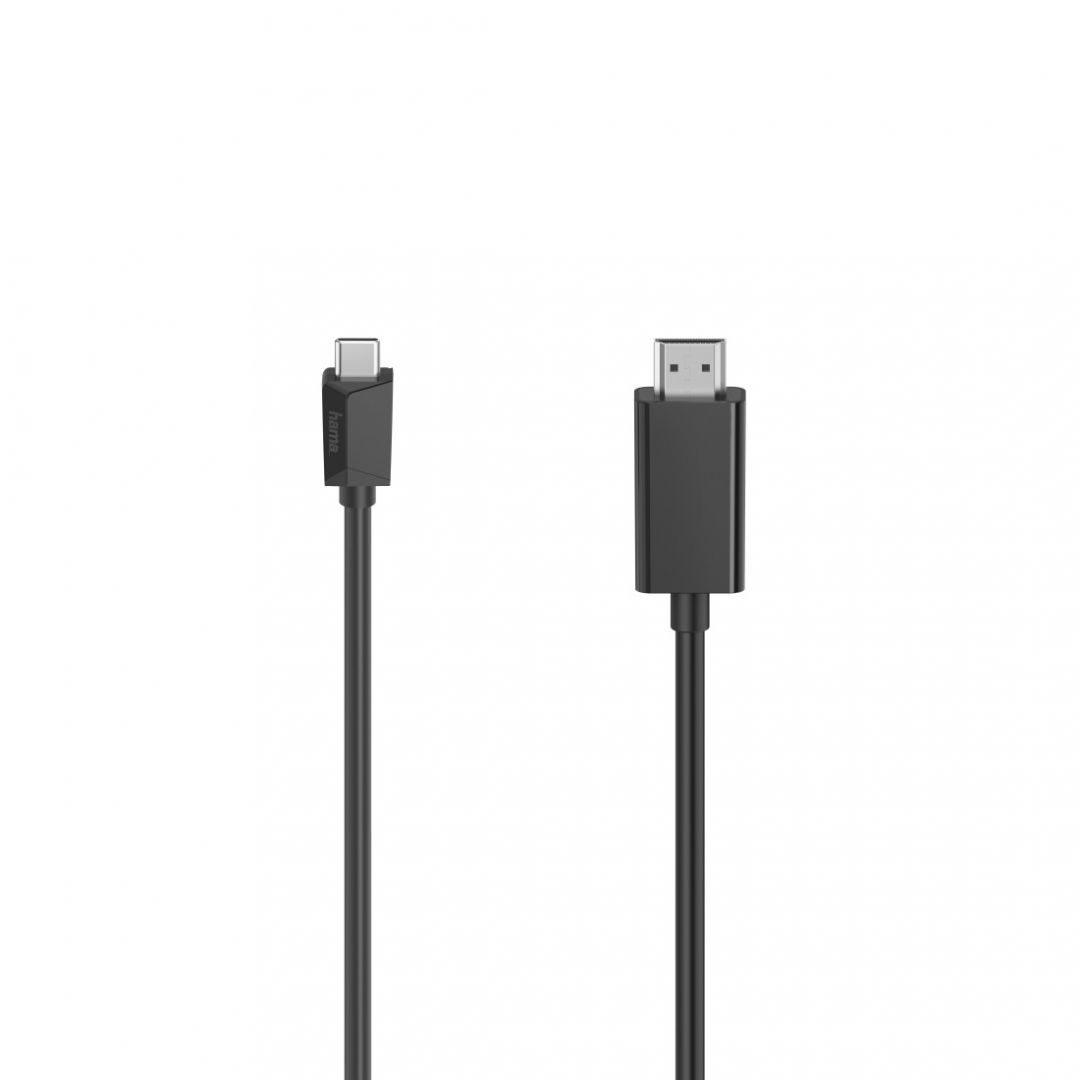 Hama Fic USB Type-C - HDMI Adapter UHD 1,5M Black