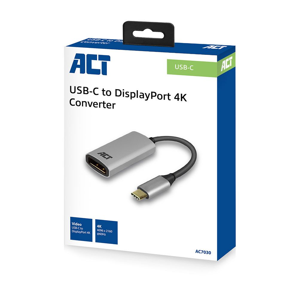 ACT AC7030 USB-C to DisplayPort 4K Converter