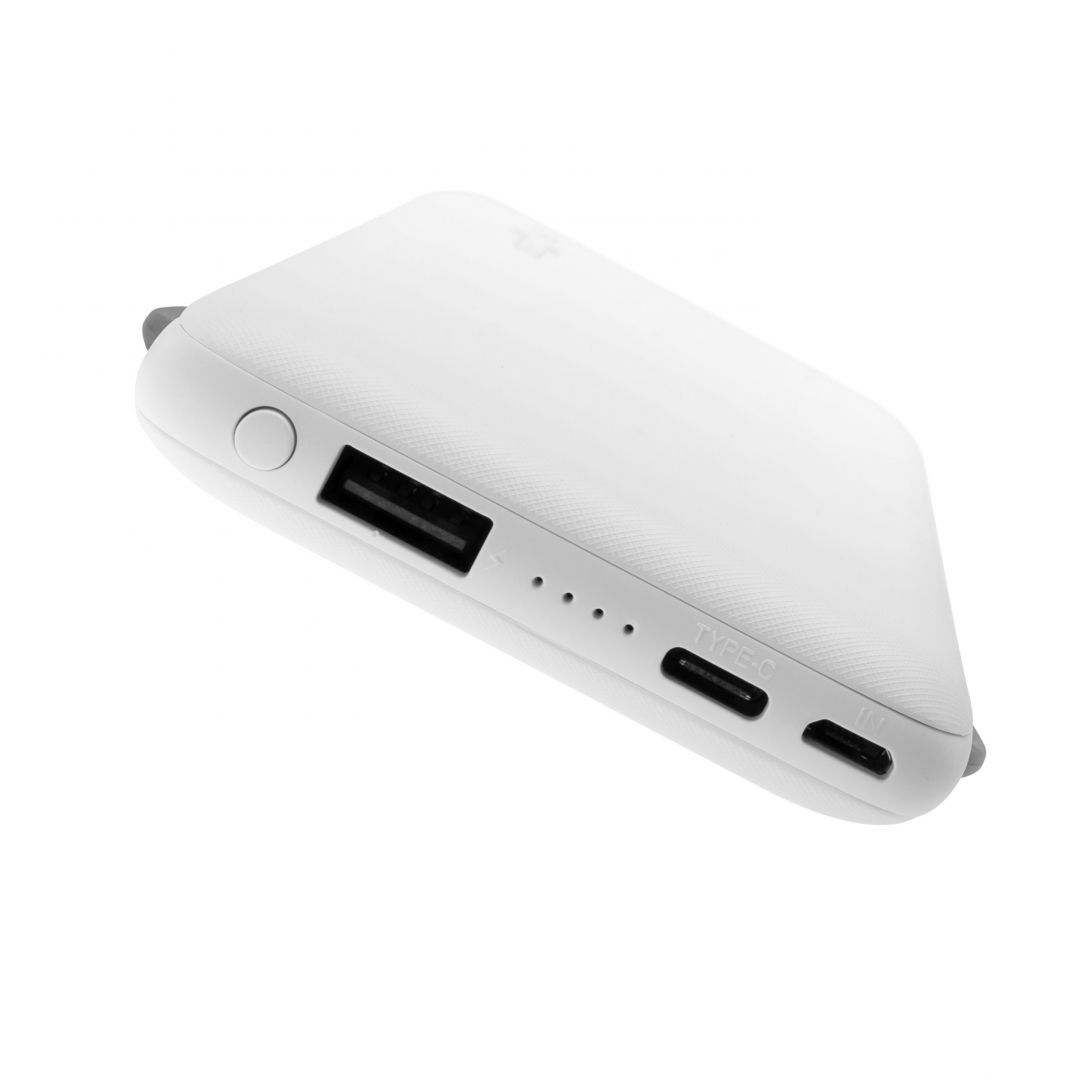 FIXED Powerbank Zen 10,000 with Lightning/USB-C cable, 10,000 mAh, white