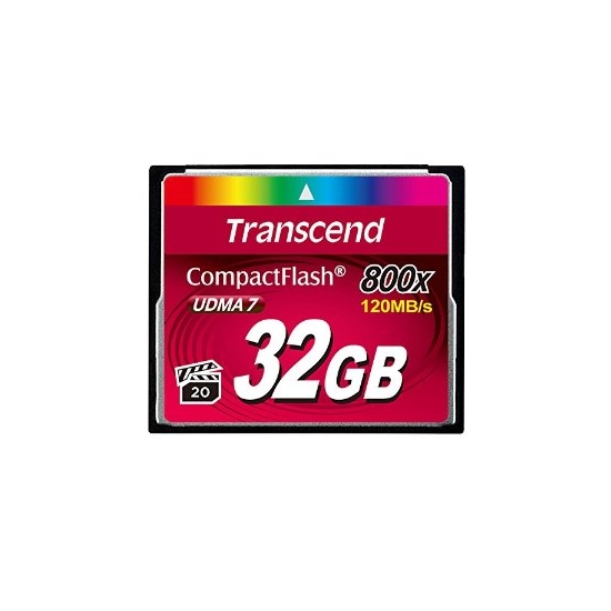 Transcend 32GB Compact Flash Card (800X) TYPE I