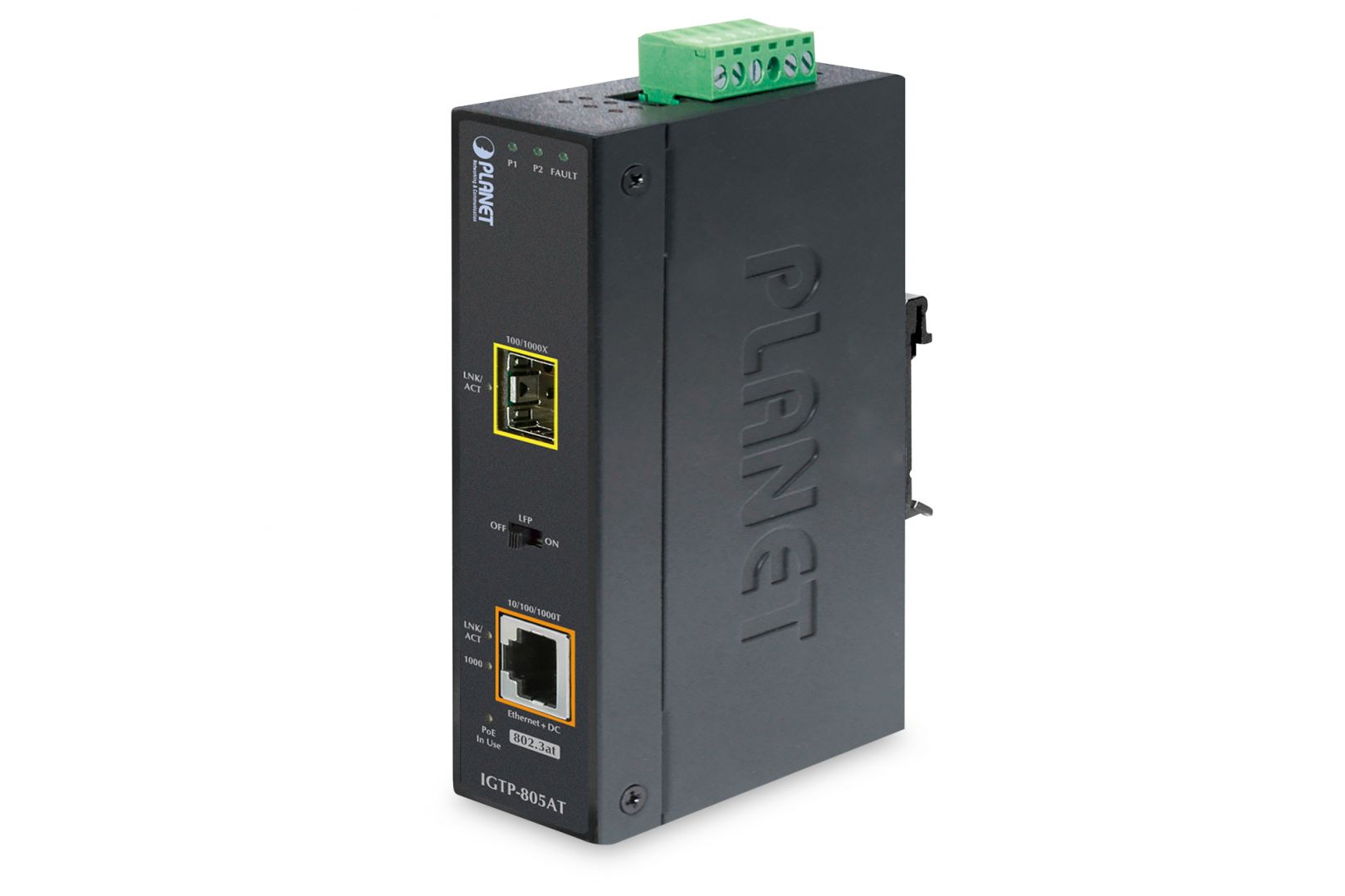 Planet PLANET Industrial managed PoE Gigabit Media Conv.