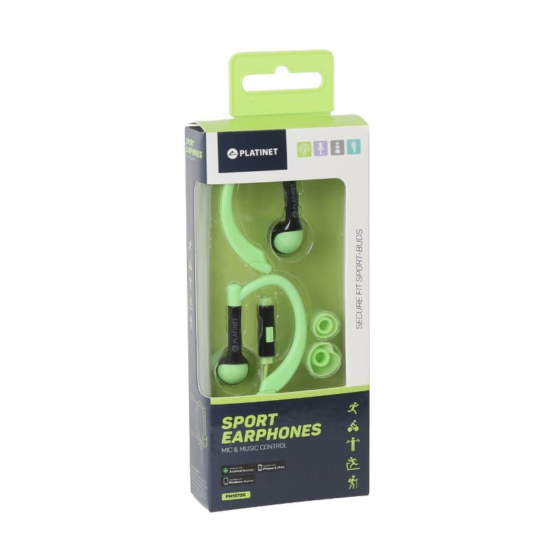 Platinet PM1072 Sport Headset Green