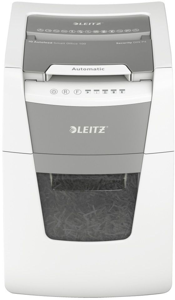 Leitz IQ AutoFeed SmallOffice 100 P4 Pro automata iratmegsemmisítő White