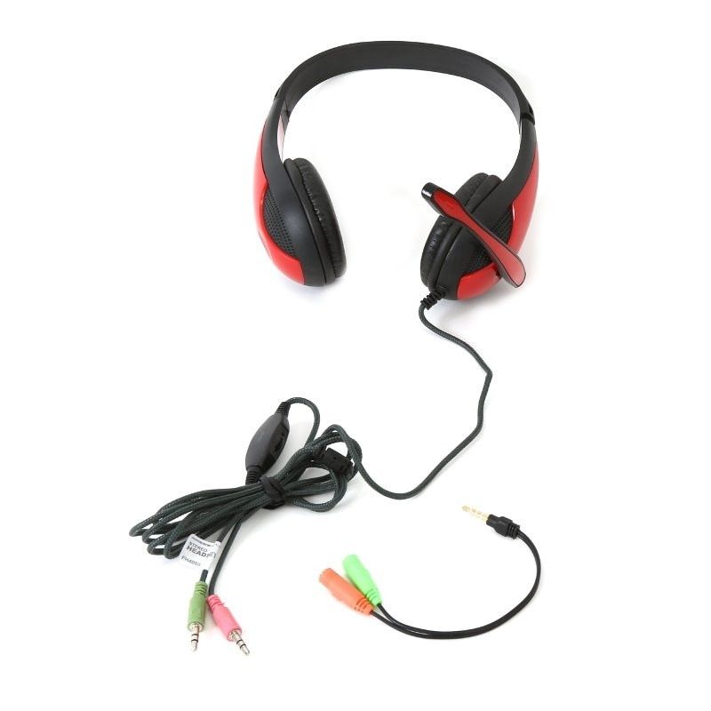 FreeStyle FH4008R Stereo Headset Red