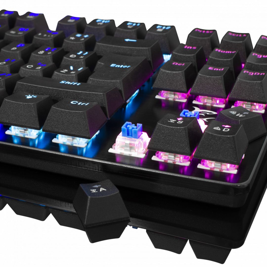 White Shark GK-1925 Spartan RGB Mechanikus keyboard Black US
