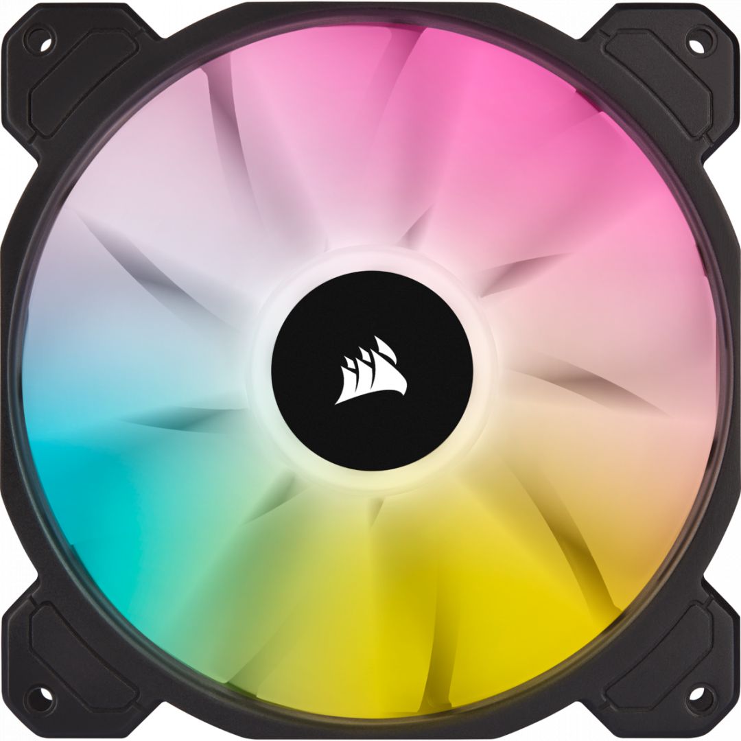 Corsair iCUE SP140 RGB ELITE Performance 140mm PWM Fan Dual Fan Kit with Lighting Node CORE