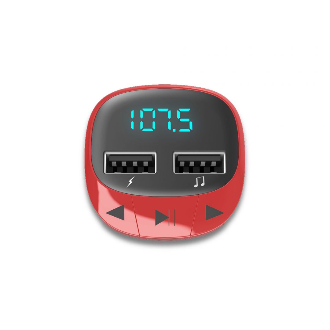 Energy Sistem Car Transmitter FM Red