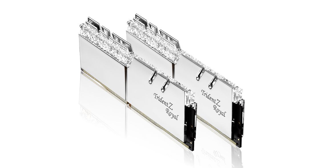G.SKILL 64GB DDR4 3600MHz Kit(2x32GB) Trident Z Royal Silver