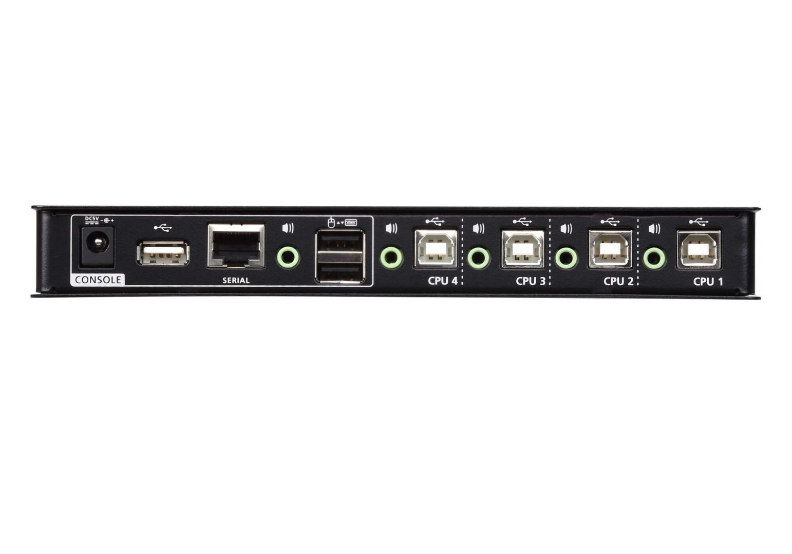 ATEN 4-port USB Boundless KM Switch + Cables