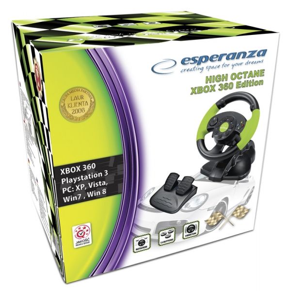 Esperanza EG104 High Octane Wheel Black/Green