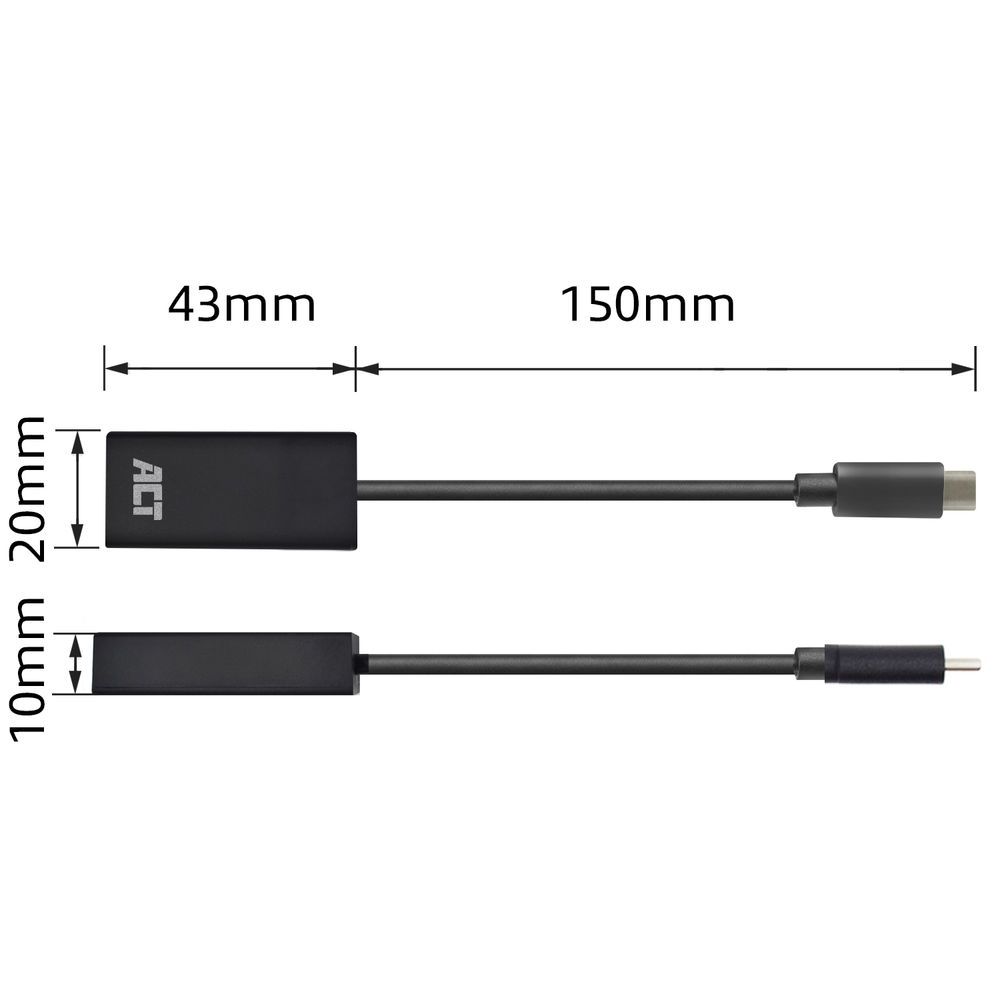 ACT AC7305 USB-C to 4K HDMI Adapter
