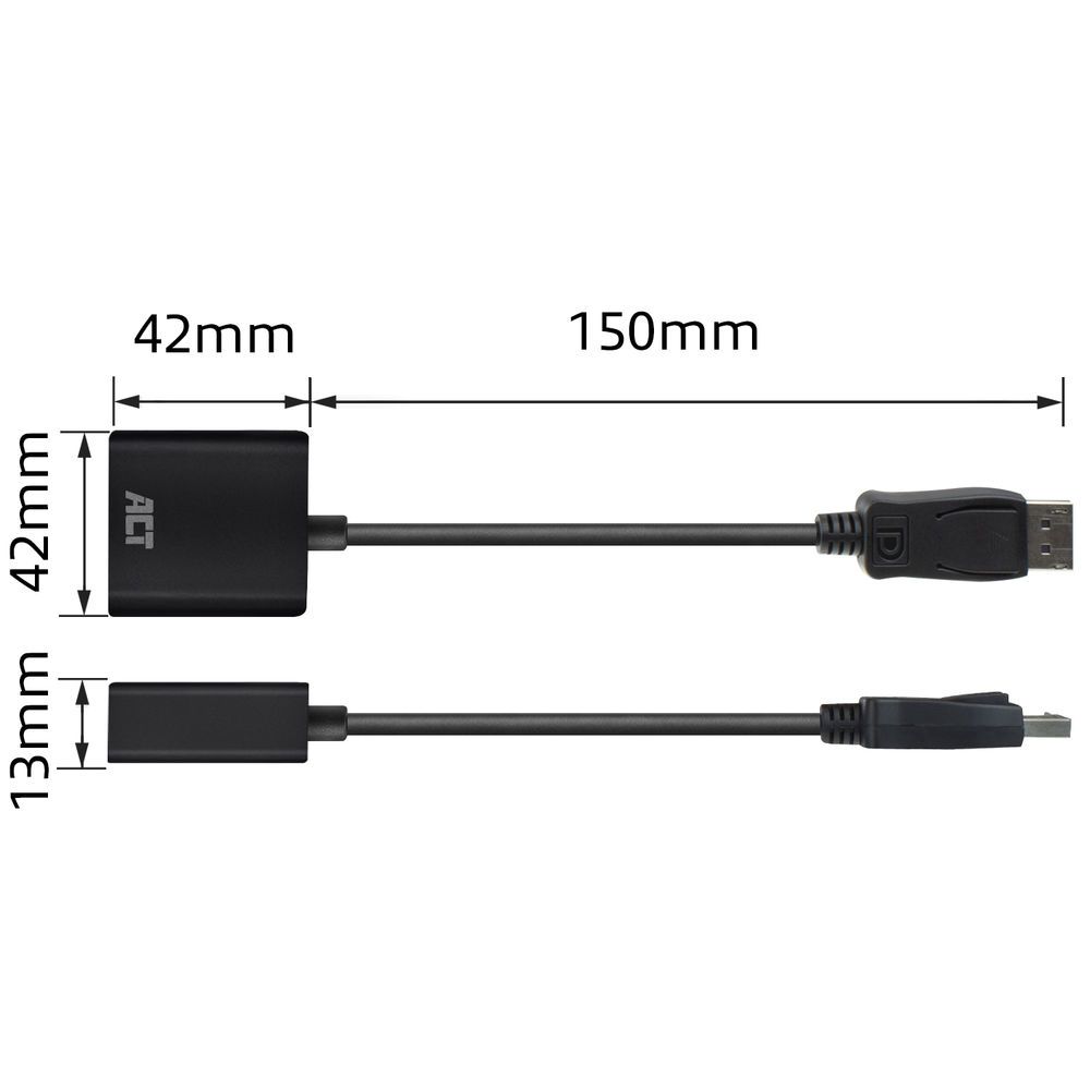 ACT AC7515 DisplayPort to VGA Adapter