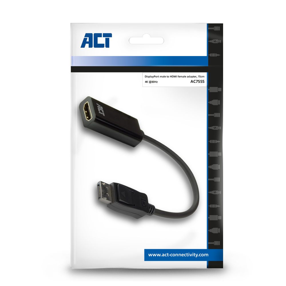 ACT AC7555 DisplayPort to HDMI adapter