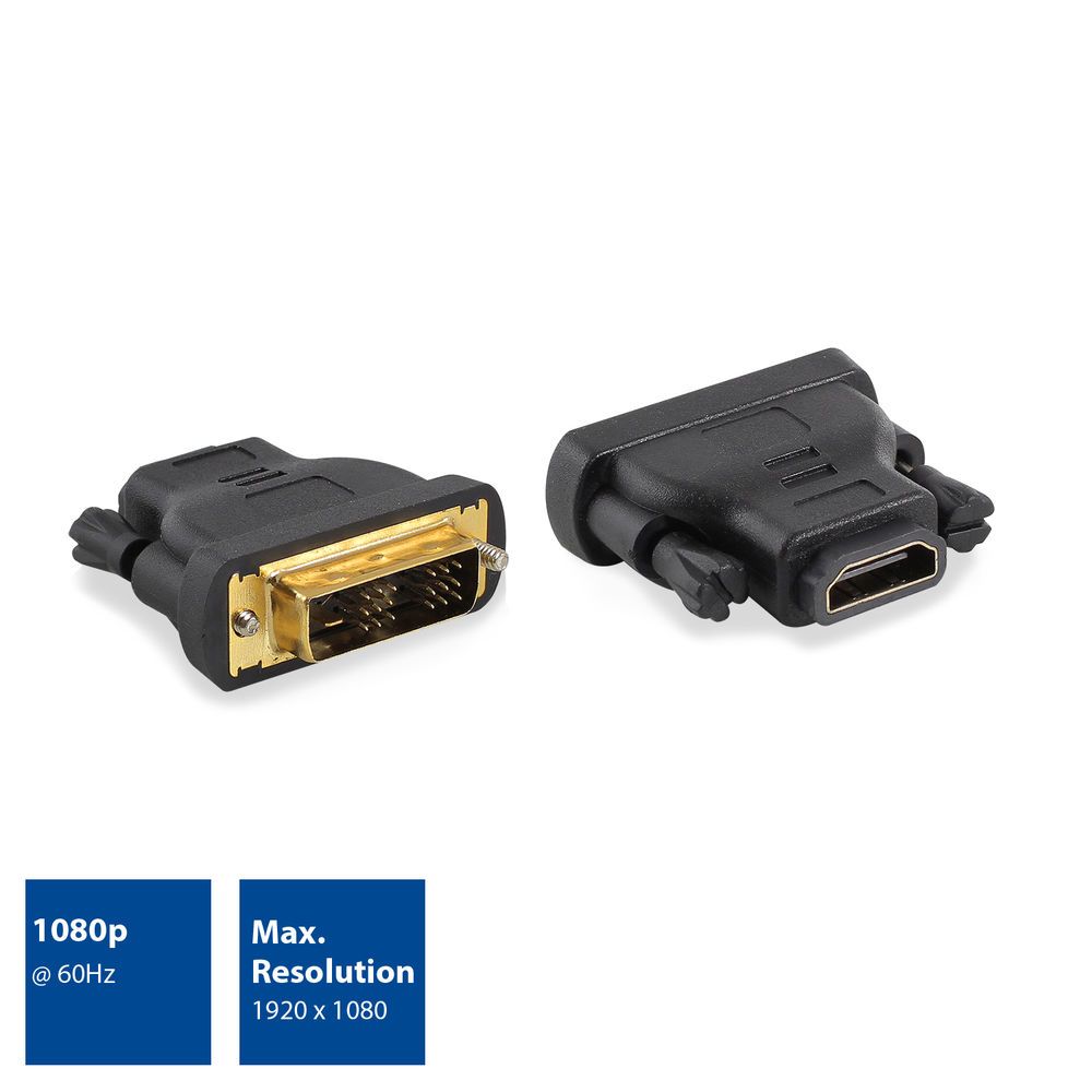 ACT AC7565 DVI-D (Single Link) male - HDMI A female adapter