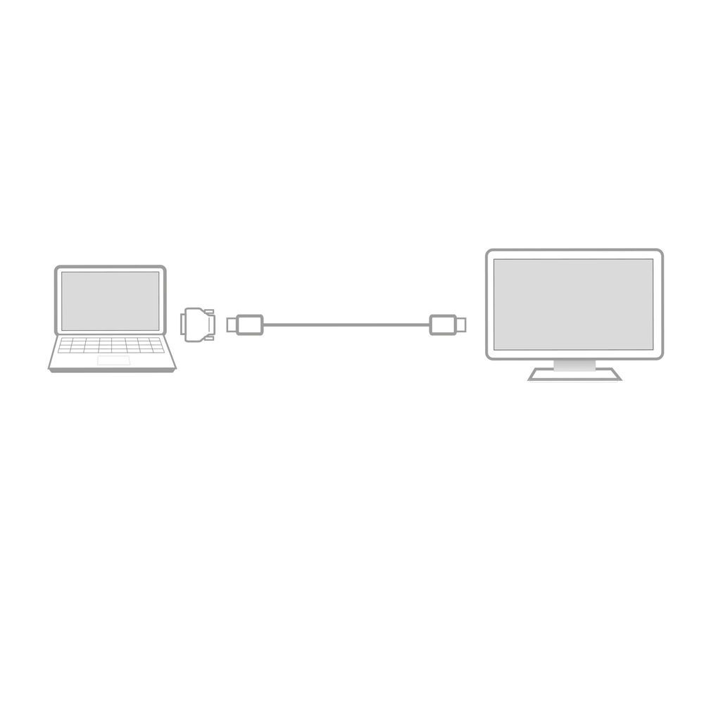ACT AC7565 DVI-D (Single Link) male - HDMI A female adapter