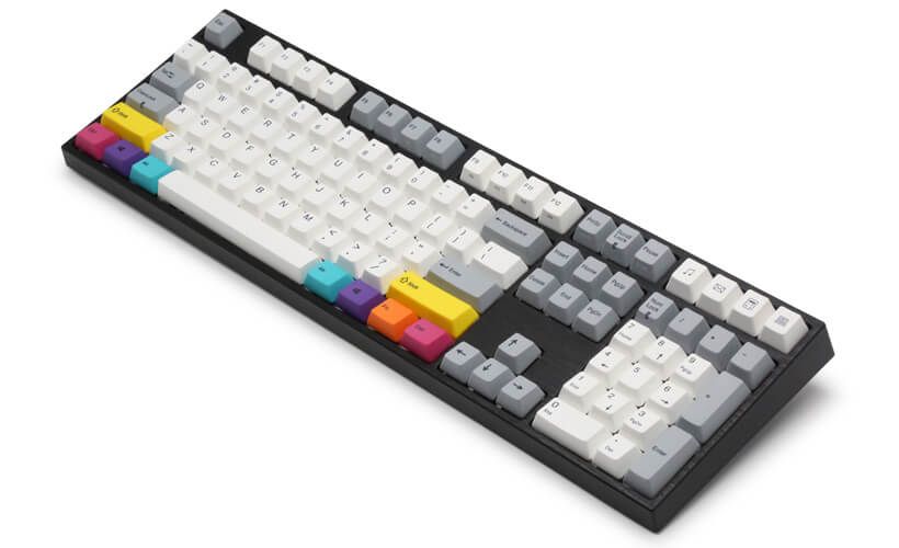 Varmilo VA109M Vintage Days+ CMYK MX Brown Keyboard Black HU