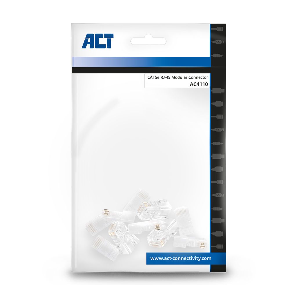 ACT AC4110 CAT5e RJ-45 Modular Connector