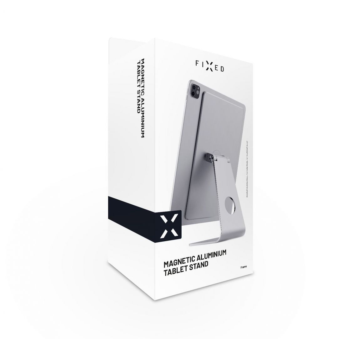 FIXED Aluminium magnetic stand FIXED Frame for Apple iPad Pro 11"(2018/2020/2021) and iPad Air (2020) Silver