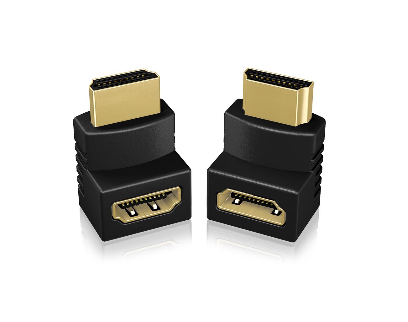 Raidsonic IcyBox IB-CB009-1 2xHDMI angle adapters