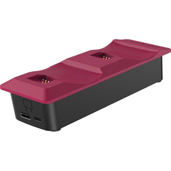 Venom PS5 Twin Docking Station Cosmic Red