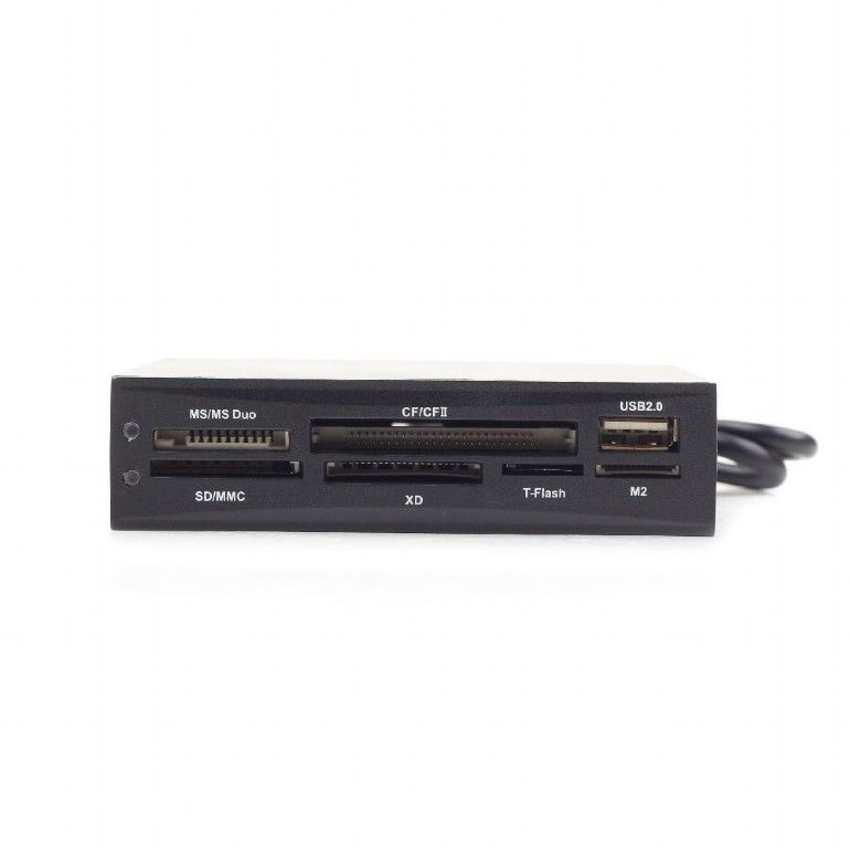 Gembird FDI2-ALLIN1-02-B Internal USB card reader/writer Black