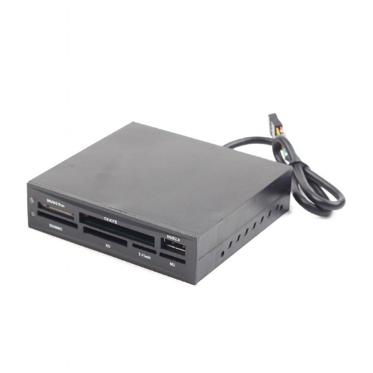Gembird FDI2-ALLIN1-02-B Internal USB card reader/writer Black