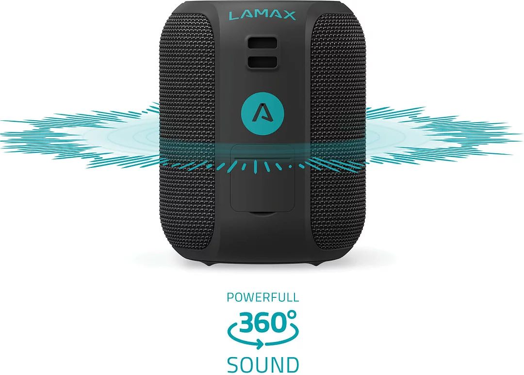 Lamax Sentinel 2 Mini Bluetooth Speaker Black
