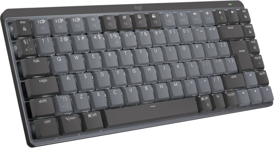 Logitech MX Mechanical Mini Minimalist Illuminated Wireless Keyboard Graphite Grey US