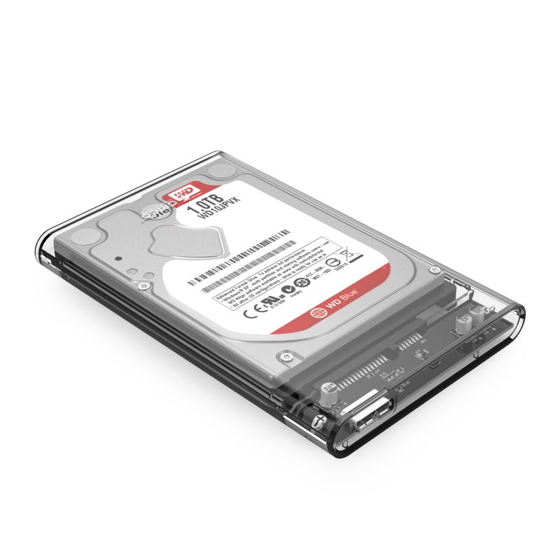 Orico 2139U3-CR 2,5" USB3.0 Hard Drive Enclosure Transparent