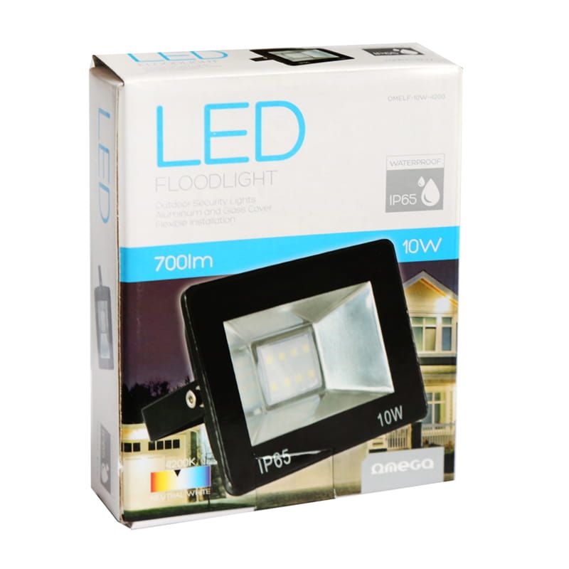 Platinet Omega LED Floodlight 2800K E27 10W