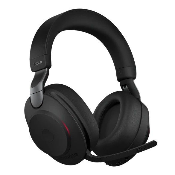 Jabra Evolve2 85 Stereo+Link380c MS Wireless Bluetooth Headset with Stand