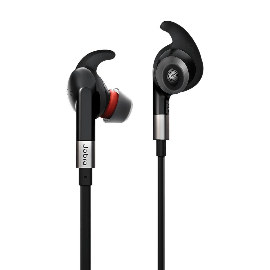 Jabra Evolve 75e Stereo MS Charging stand & Link 370 Headset Black