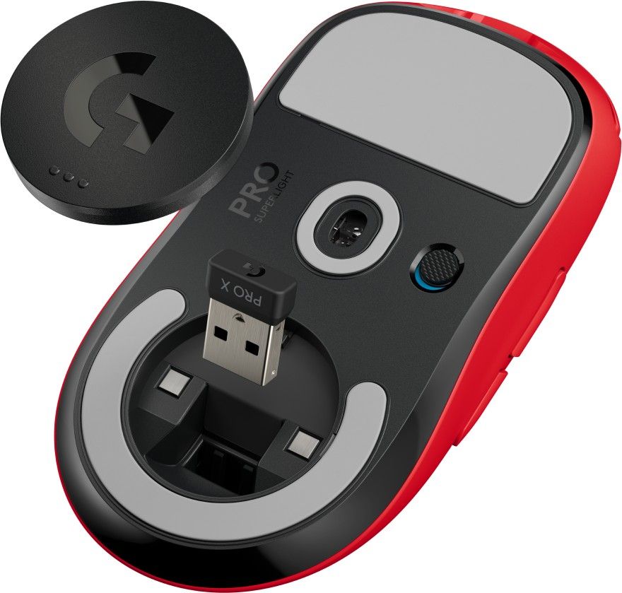 Logitech G PRO X Superlight Wireless Mouse Red