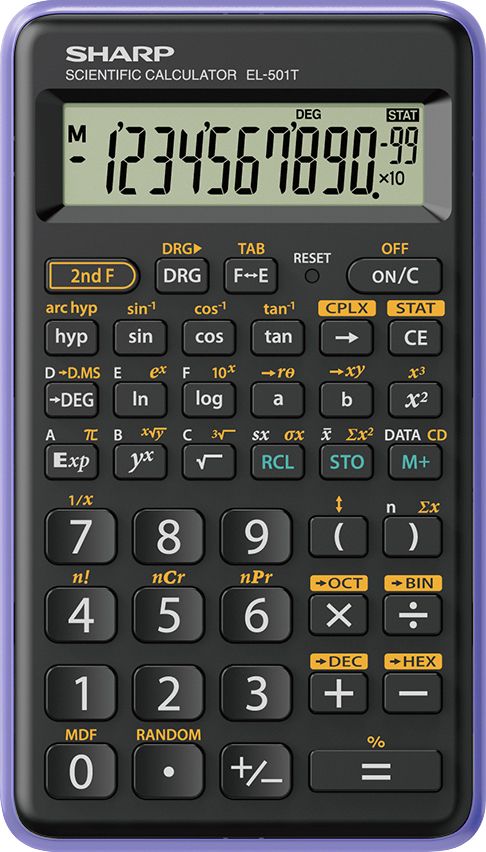 Sharp EL501TBVL Tudományos számológép Violet