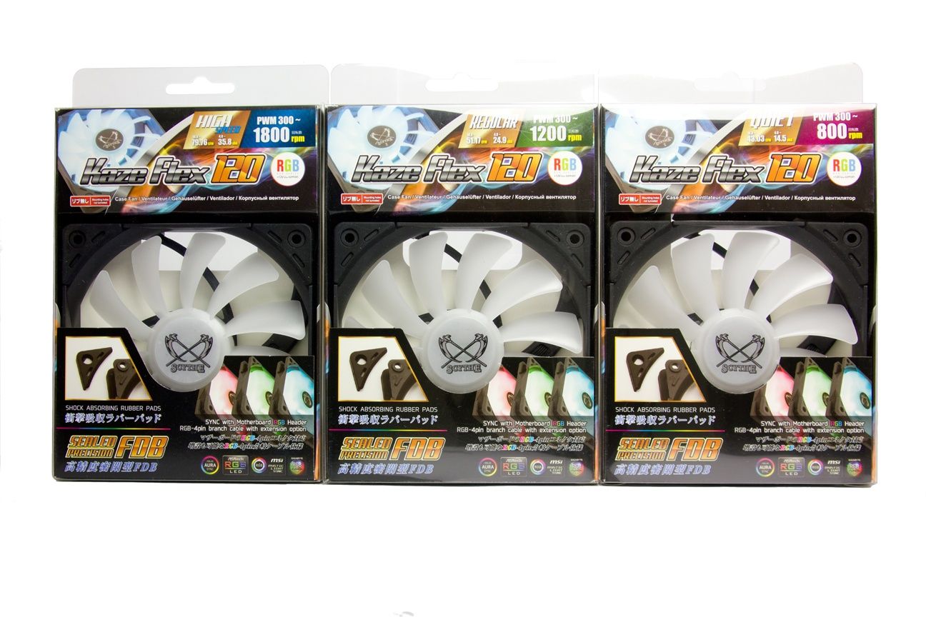 Scythe Kaze Flex 120 RGB PWM SU1225FD12LR-RDP