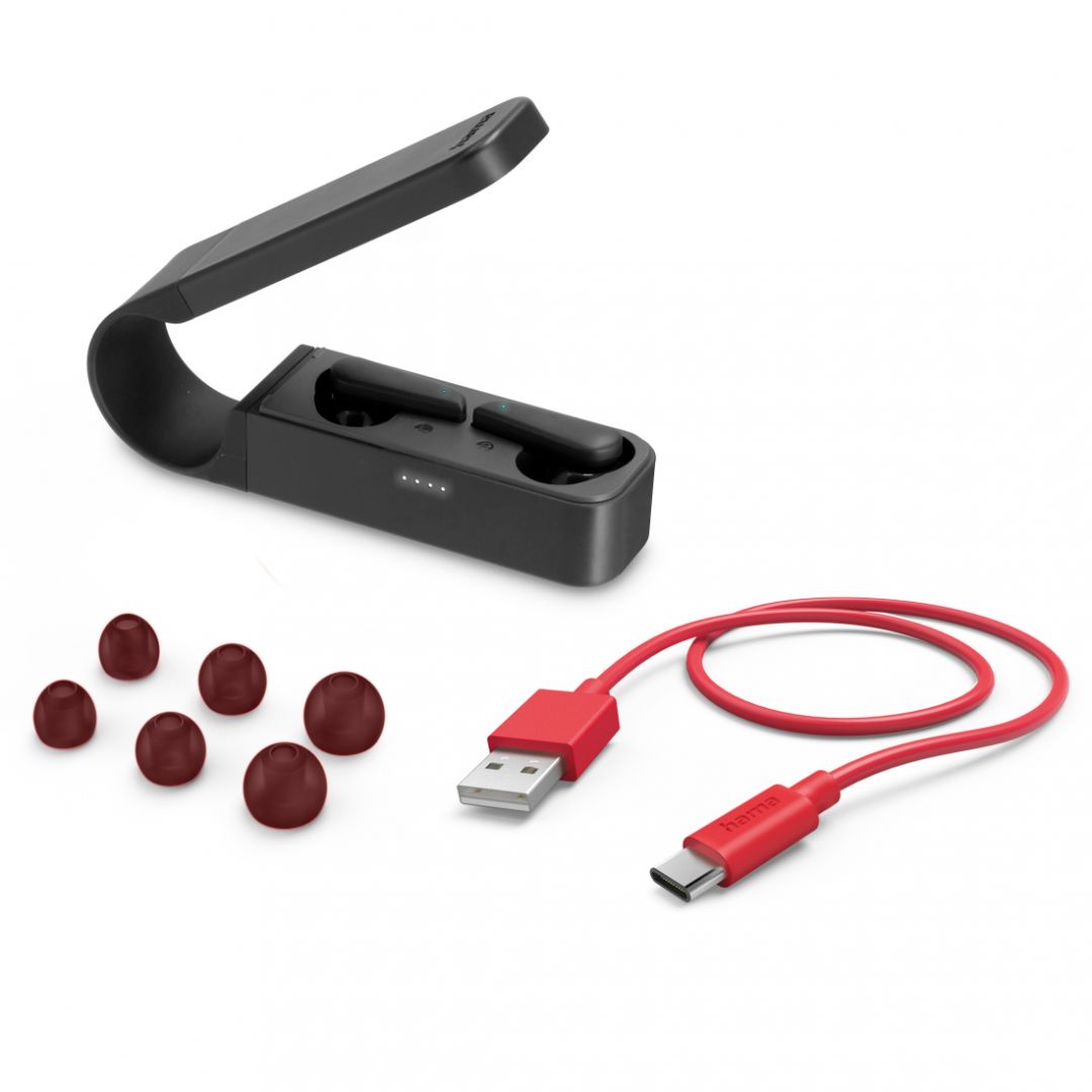 Hama Spirit Pocket TWS Bluetooth Headset Black