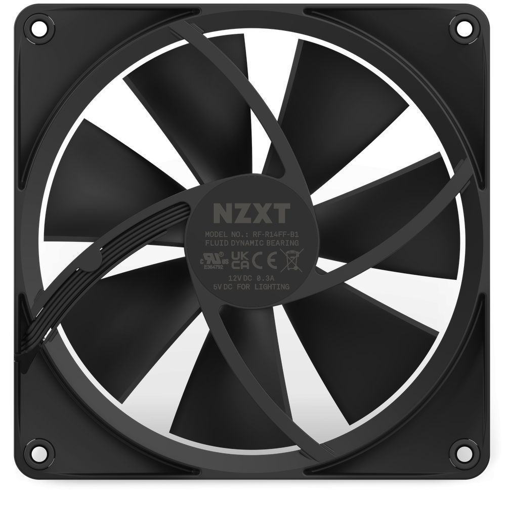 NZXT F140 RGB Black