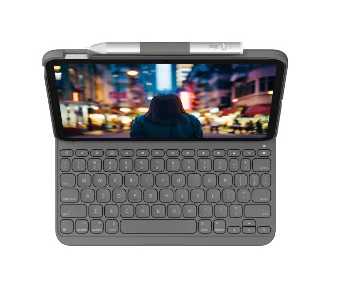 Logitech Slim Folio for iPad Oxford Grey UK