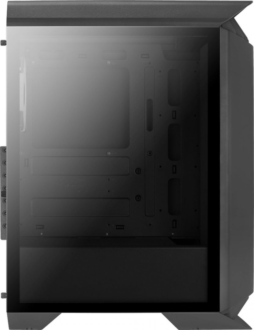 Aerocool Gladiator Duo-G-BK-v1​ ARGB Tempered Glass Black