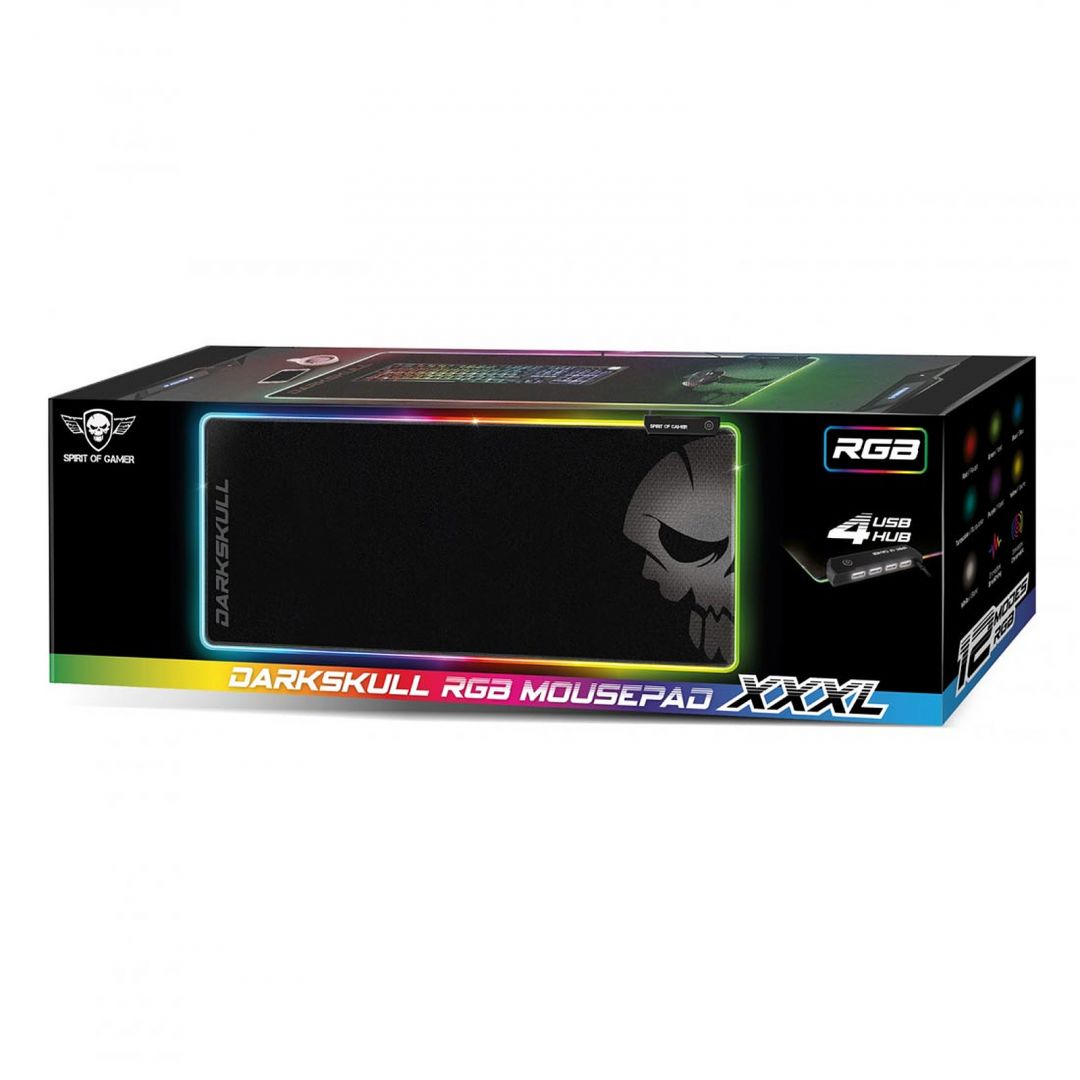 Spirit Of Gamer Darkskull XXXL RGB Mouse Pad