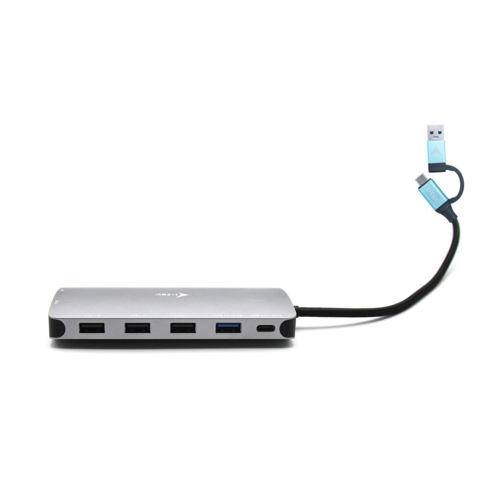 I-TEC USB 3.0 USB-C/Thunderbolt 3x Display Metal Nano Dock with LAN + Power Delivery 100 W
