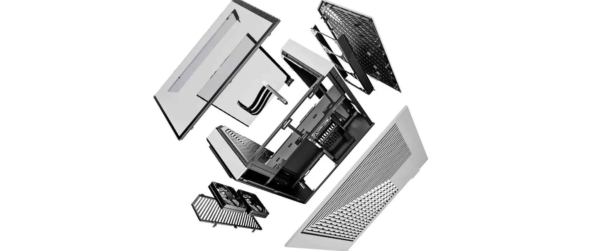 HYTE Y60 Tempered Glass White