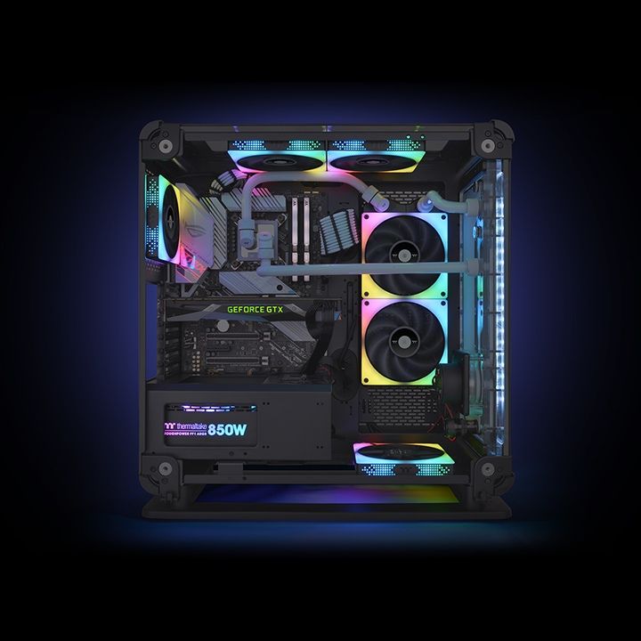 Thermaltake TOUGHFAN 14 RGB High Static Pressure Radiator Fan (3-Fan Pack)