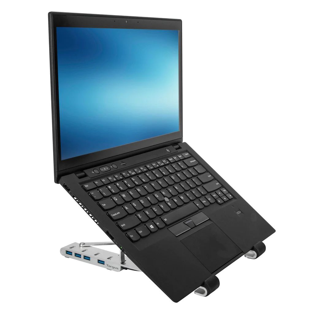 Targus Portable Stand with Integrated USB-A Hub Silver